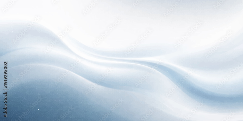 Ταπετσαρία Abstract blue waves ripple across a smooth winter texture of cold ice and silk s