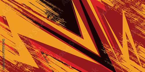 Abstract Red Sports Background Vector. International Sports Day Banner Illustration