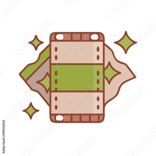 Vector icons of suit cases