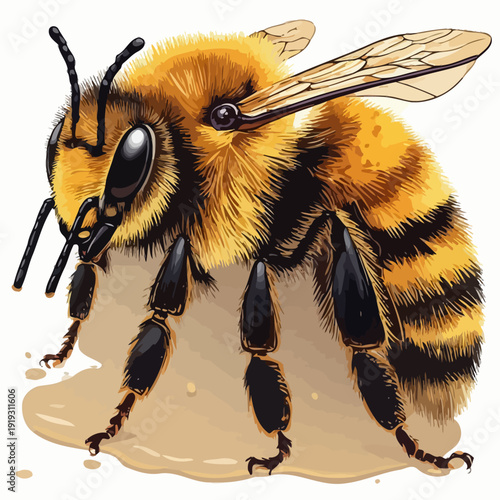 honey bee design very cool