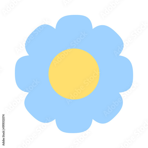 Flat Minimal Floral Vector