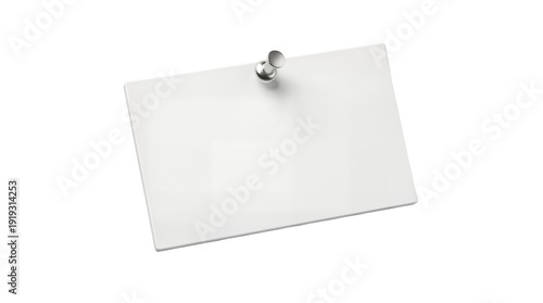 Compositing frame for a photo pinned to the wall with a silver thumbtack