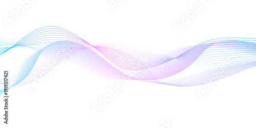 blue purple wave curve lines banner background .Digital frequency track equalizer. Stylized line art background. modern soft luxury texture with smooth and clean vector subtle background illustration