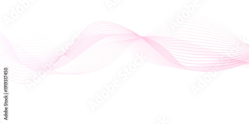 PINK wave curve lines banner background .Digital frequency track equalizer. Stylized line art background. modern soft luxury texture with smooth and clean vector subtle background illustration