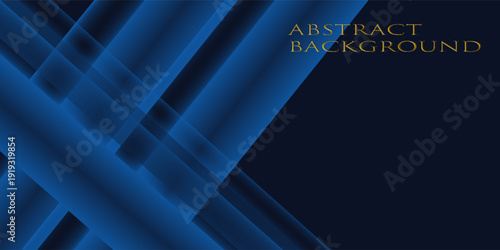 Blue black abstract background geometry shine and layer element vector for presentation design. Suit for business, corporate, institution, party,