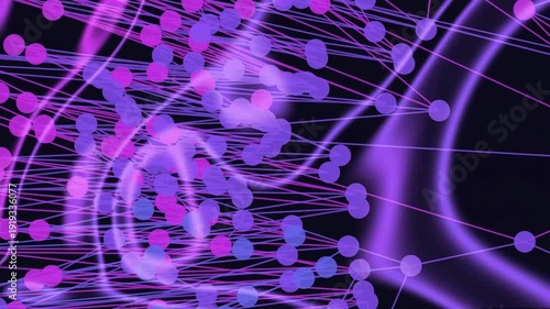 Abstract Wire Grid Digital Wave Motion Backdrop in 4K