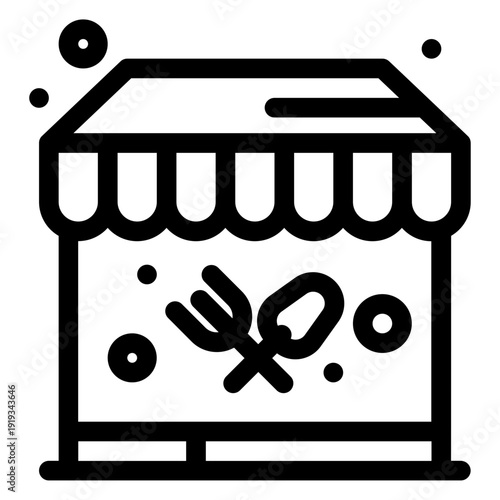 Garden Shop Illustration: An illustrative representation of a charming garden shop, featuring essential tools on display, symbolizing a haven for gardening enthusiasts.