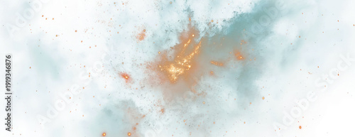 PNG Fireworks display universe nebula space.