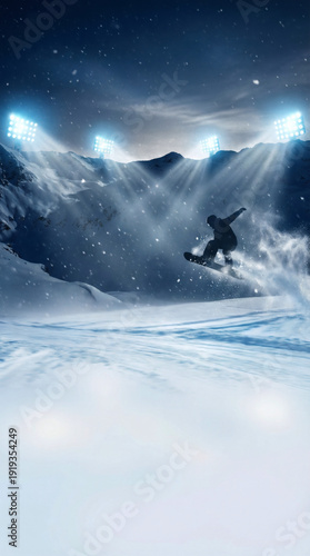 Frozen Glory – High Energy Winter Competition Scene