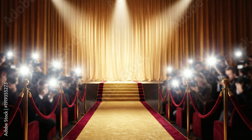 Glamorous Film Festival Premiere Entrance Scene