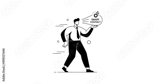 Smart Contract Concept A Digital Agreement Empowering Modern Transactions