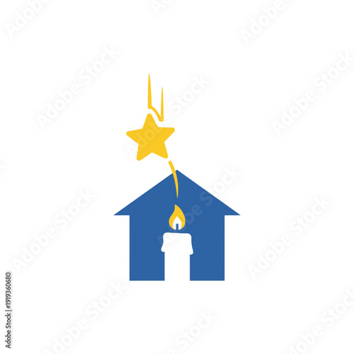 Star Turning into Candle in House Hope Icon