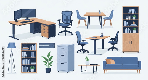 Modern Office Furniture Collection for a Professional Workspace.
