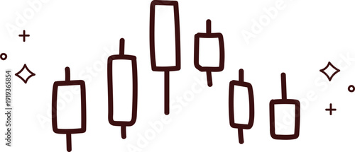 Forex Trading Chart with Bullish and Bearish Signals