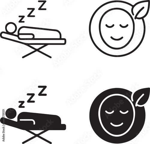 Isolated Nap Therapy Wellness Design, Nap Therapy Wellness Design illustration, Nap Therapy Wellness Design poster, Nap Therapy Wellness Design vector, rest and recovery graphic