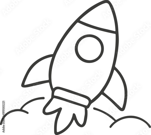 Rocket Launch Doodle