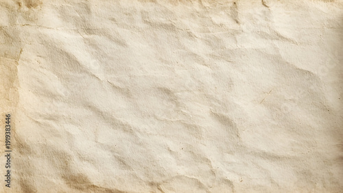 Old brown crumpled paper texture background. Vintage wallpaper. 