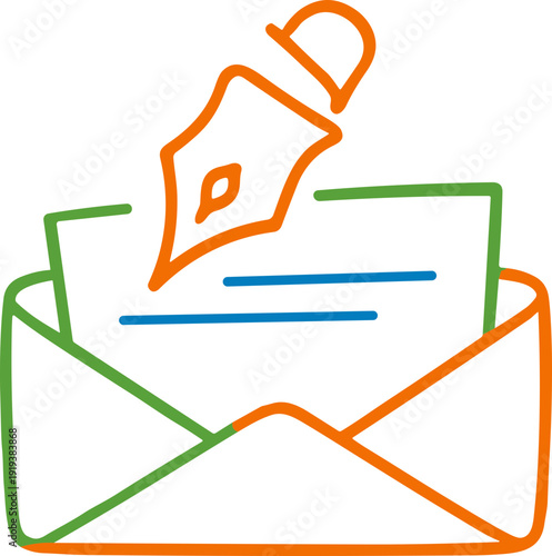 Writing Letter Icon