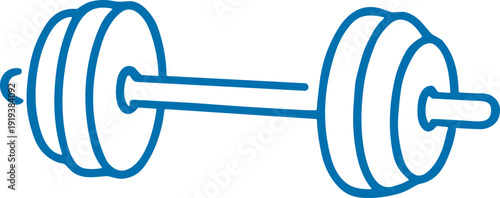 Simple Dumbbell Icon