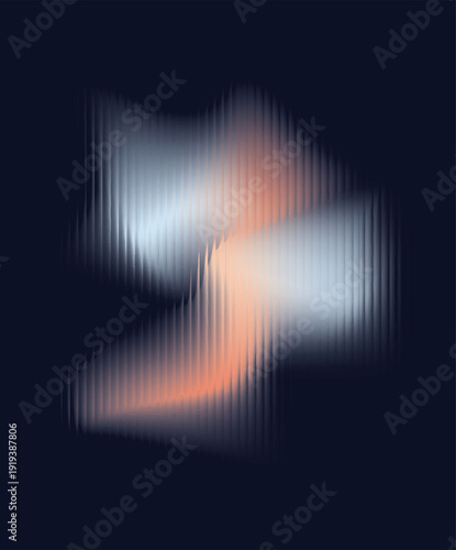 Dégradé avec effet fractal glass