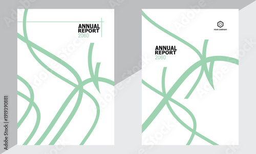 Corporate Book Cover Design Template in A4. Can be adapt to Brochure, Annual Report, Magazine, Poster, Business Presentation, Portfolio, Flyer, Banner, Website. design with bleed area vector set