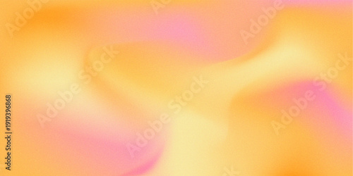 Fotografie Vibrant Orange and Pink Fluid Gradient Background with Dynamic Color Blend