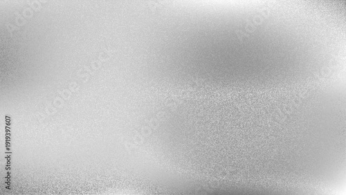 Abstract silver vector background with grainy noise texture. Black and white monochrome film grain overlay effect. Atmospheric dust particles and soft gradient shadows for retro design.