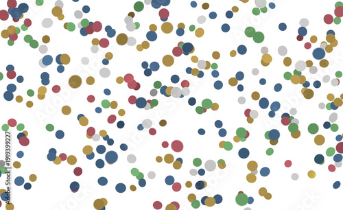 Abstract background featuring a pattern of colorful confetti dots, ideal for celebration, party, and festive designs. Pe