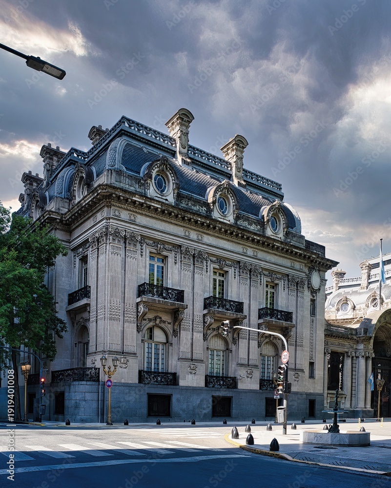 Naklejka premium Classical Architecture of Buenos Aires, Historical Buildings