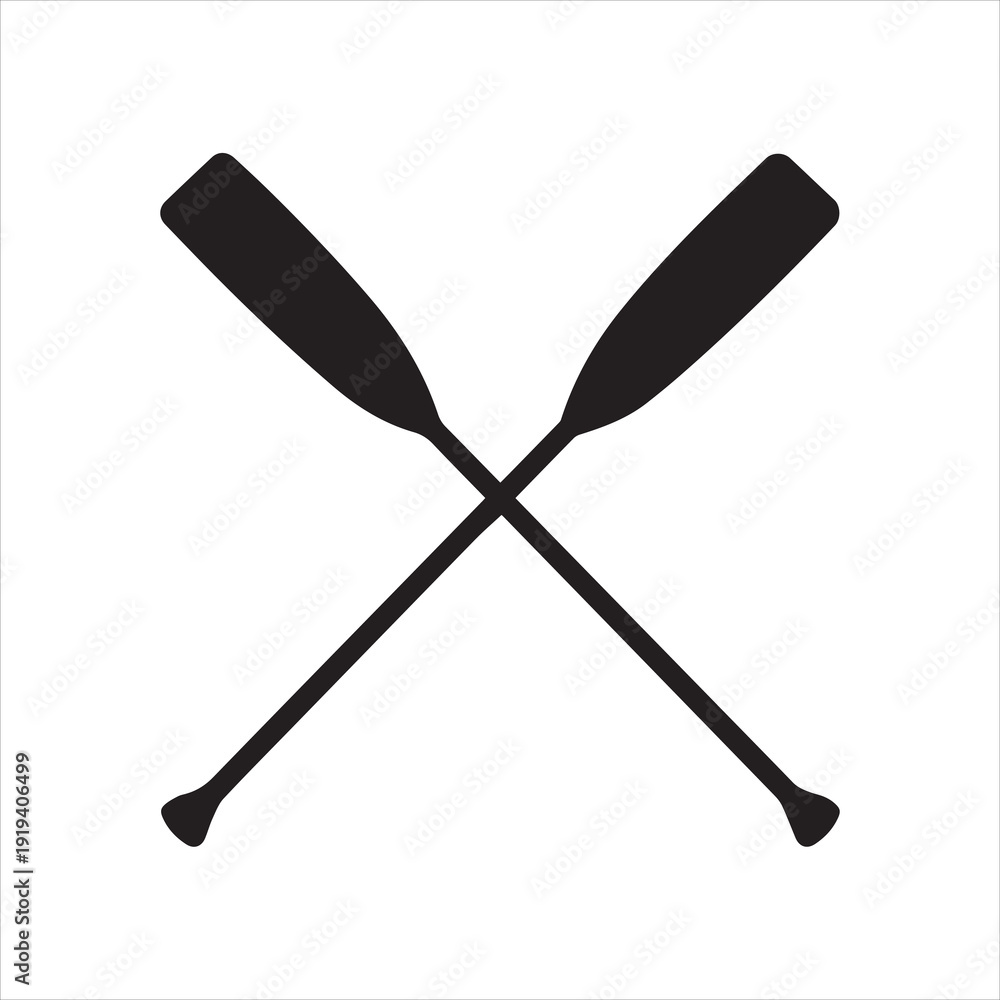 Foto Crossed oars