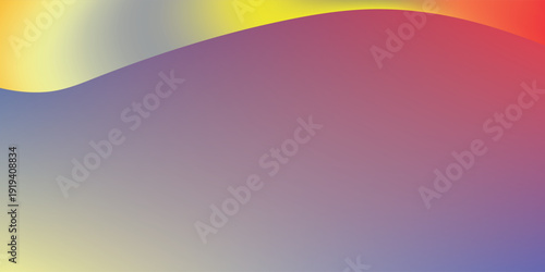 Elegant Abstract Wave Background in blue, red, yellow, and orange, Amazing Web Design Element or Digital Art Display. New esp vector