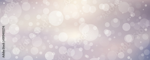 abstract backgrounf of glitter vintage lights . silver and white. de-focused. banner
