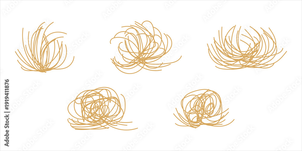 Εκτύπωση καμβά Tumbleweed Desert Plant Vector Illustration