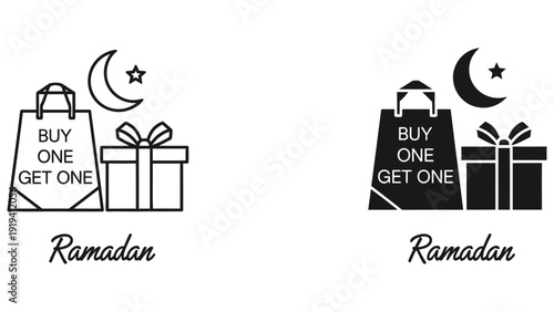 Ramadan Buy One Get One Free - Shopping Bags and Gifts
