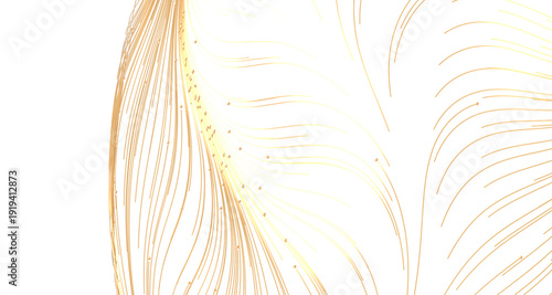 Abstract design of flowing ...