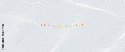 Premium background design with white line pattern in luxury pastel colour. Abstract horizontal vector template for business banner, formal backdrop, prestigious voucher, luxe invite. line art. eps 10