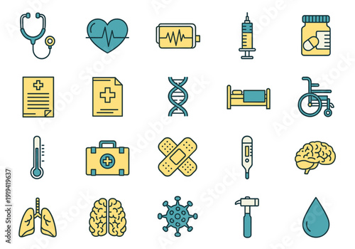 A simple illustration evokes health monitoring, ideal for medical content and health awareness campaigns.