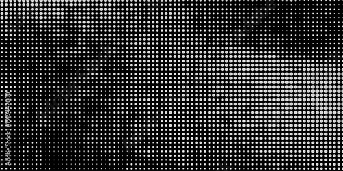 Checkered Halftone Pattern Vector Angled Border Red Dark Blue Abstract Background. Chequered Rounded Square Dots Subtle Texture Pop Art Graphic Design.