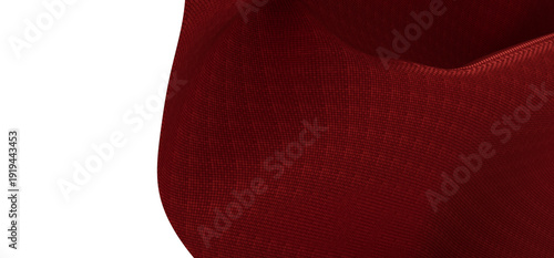 Close-up shot of red fabric...