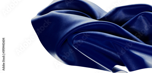 Konstfotografi High-quality abstract illustration of blue textile material with detailed textur