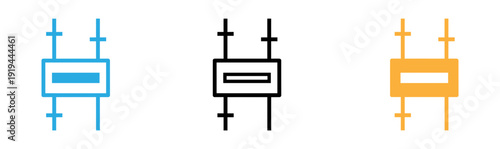 Electrical resistor symbols