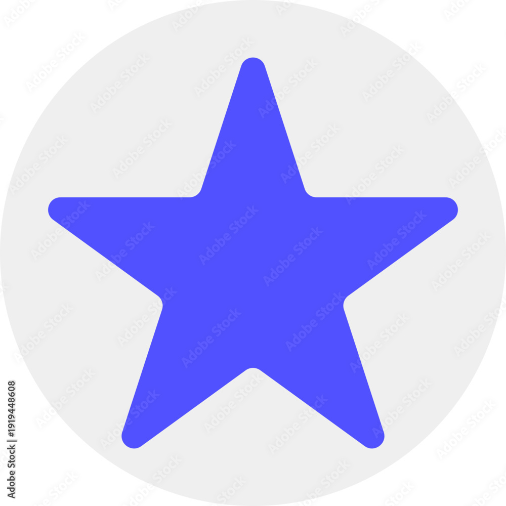 Obraz premium Glossy Star Icon