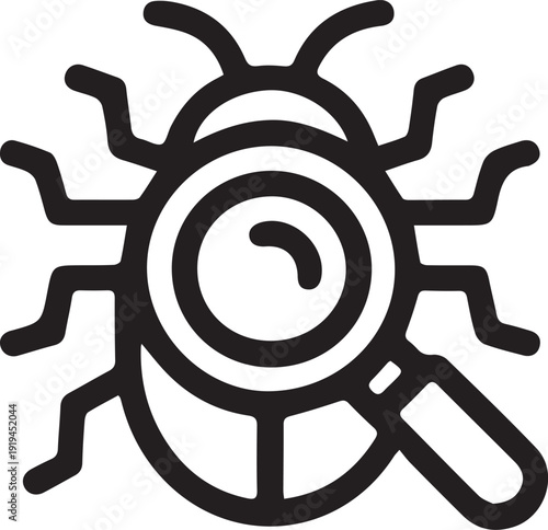 modern Bug fixing vector icon