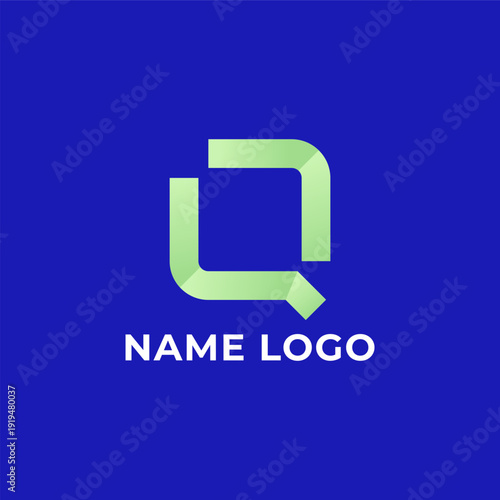 Premium Gradient Letter Q Logo Luxury Elegant Modern Corporate Branding Identity Alphabet Typography Vector Template