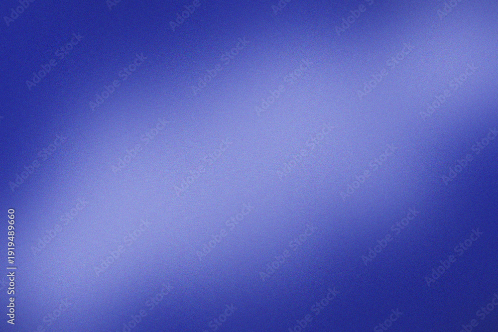 Obraz premium Blue light leak overlay with grain, soft blur vintage film noise texture background