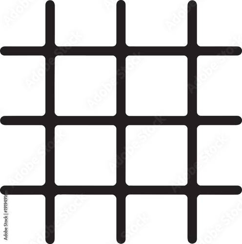 Steel rebar mesh wire reinforcement building material icon