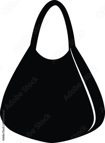 Hobo Bag silhouette vector art Illustration