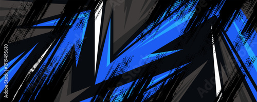 Sports racing texture background. Geometric blue grey pattern vector illustration