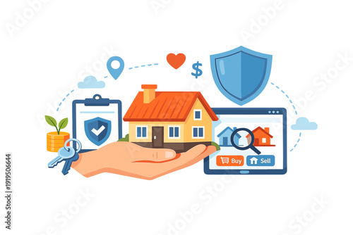 Our real estate business integrates home insurance, property protection, and investment concepts, enabling users to buy and sell houses and real estate online through a virtual interface