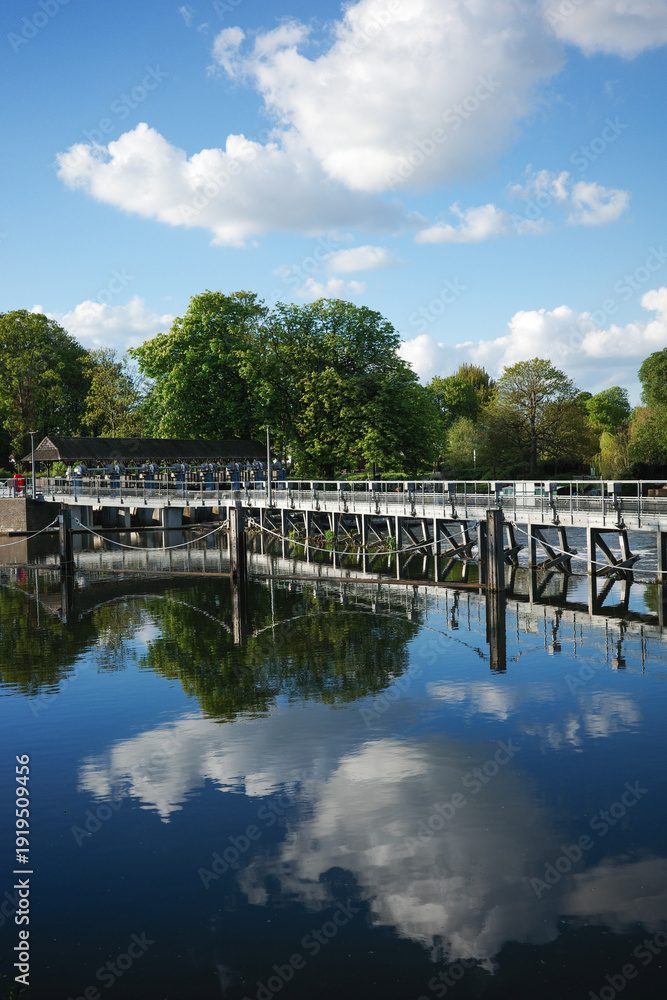 Fototapeta premium bridge over the river